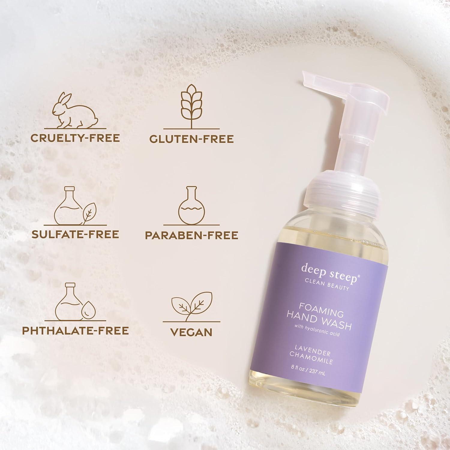 Jabón Espumoso para Manos Deep Steep 226.8 g Vainilla