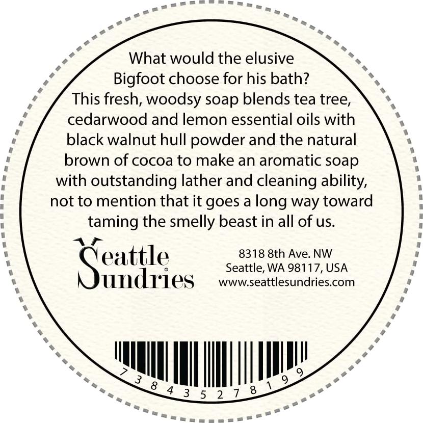 Jabón en Barra Sasquatch Seattle Sundries 113g Natural