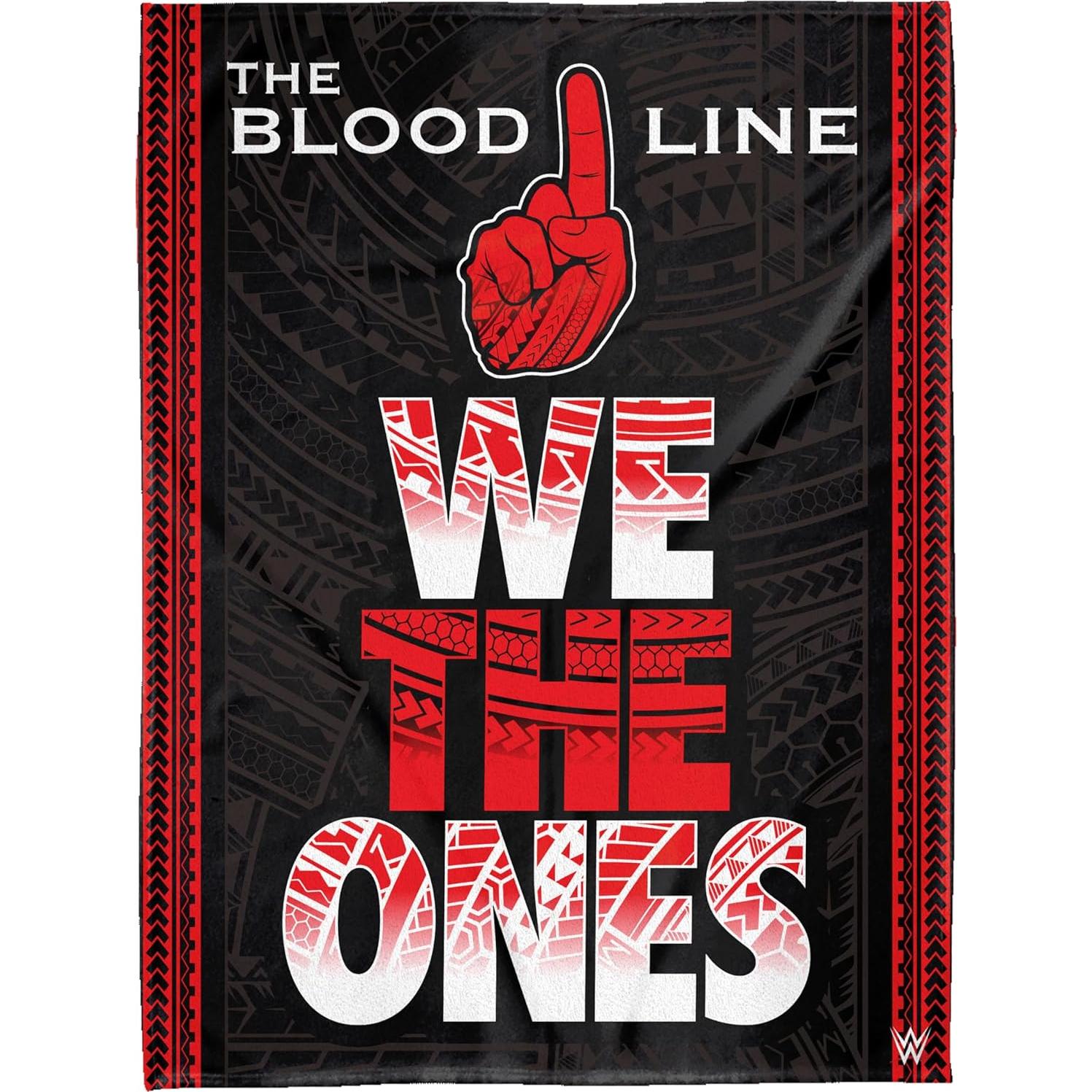 Manta Raschel Super Suave WWE Bloodline 152x203 cm