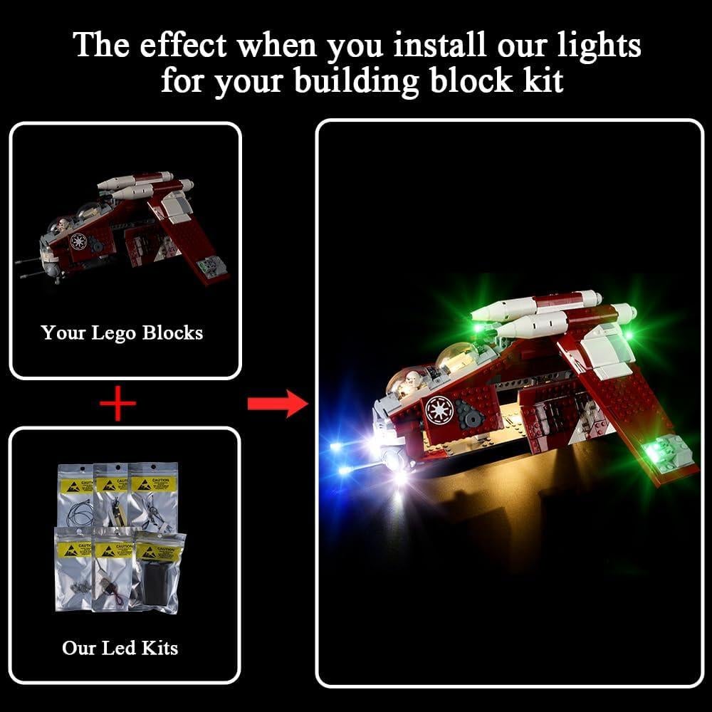 Kit de Iluminación LED Kyglaring para Lego Star Wars 75354