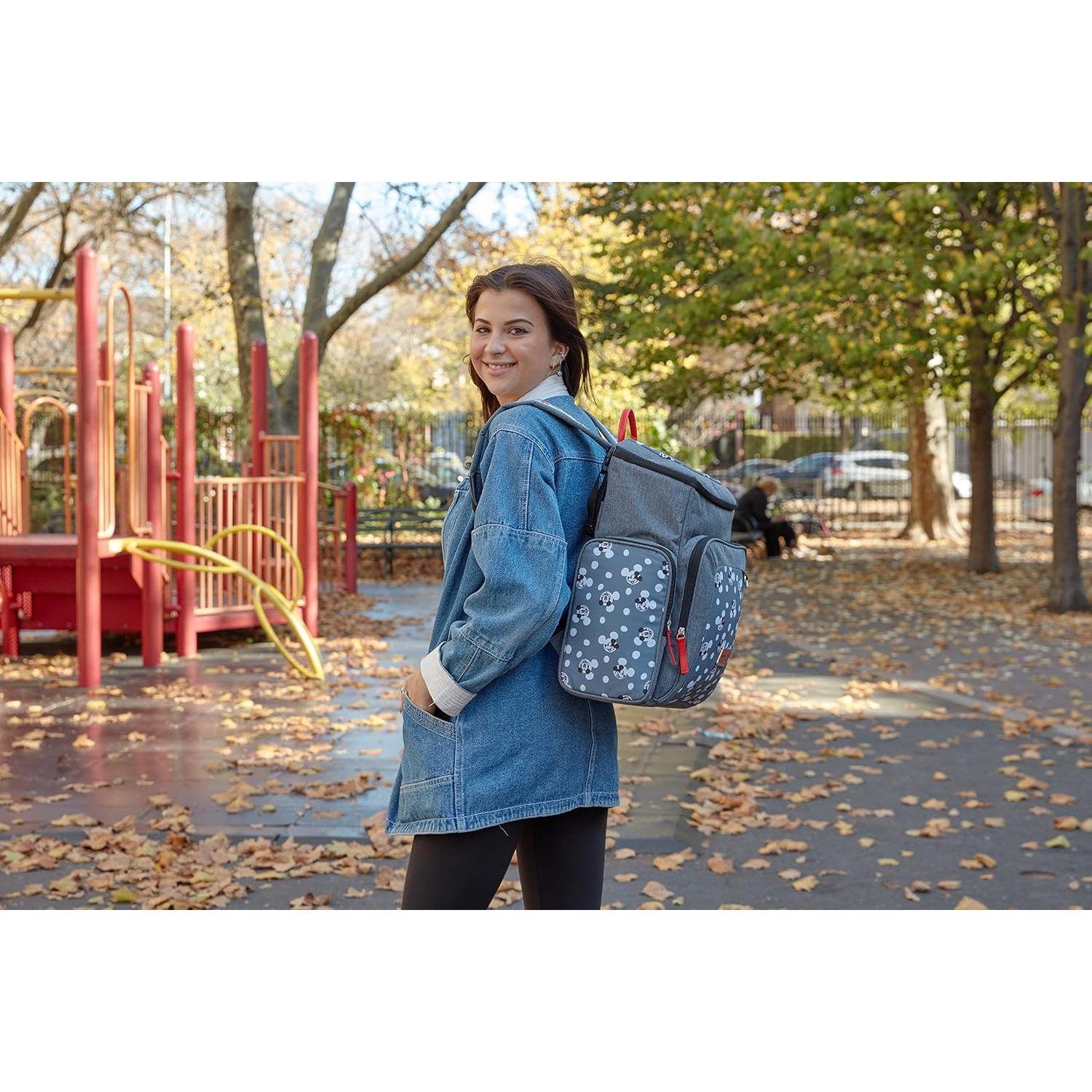 Mochila Bolsa de Pañales Disney Mickey Mouse 40.6 cm