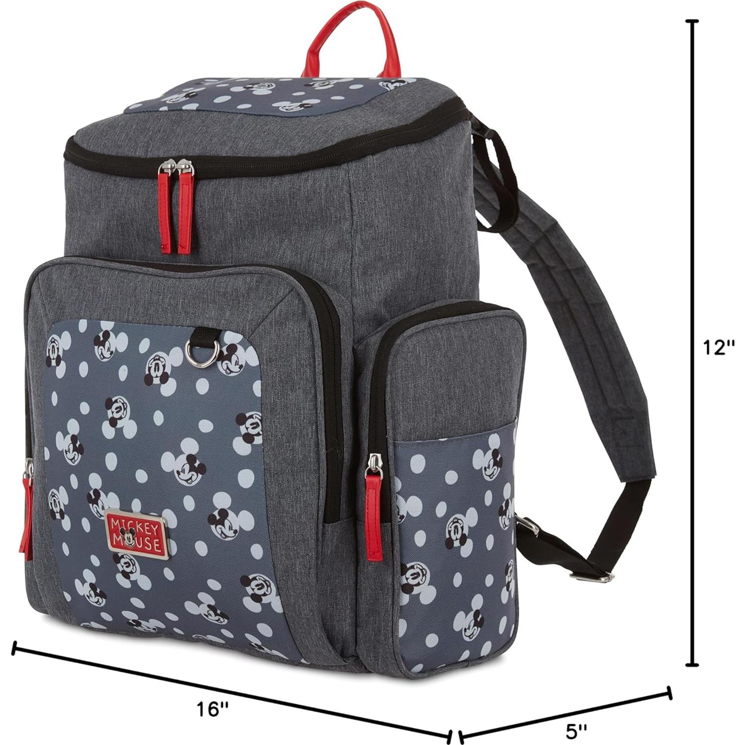 Mochila Bolsa de Pañales Disney Mickey Mouse 40.6 cm