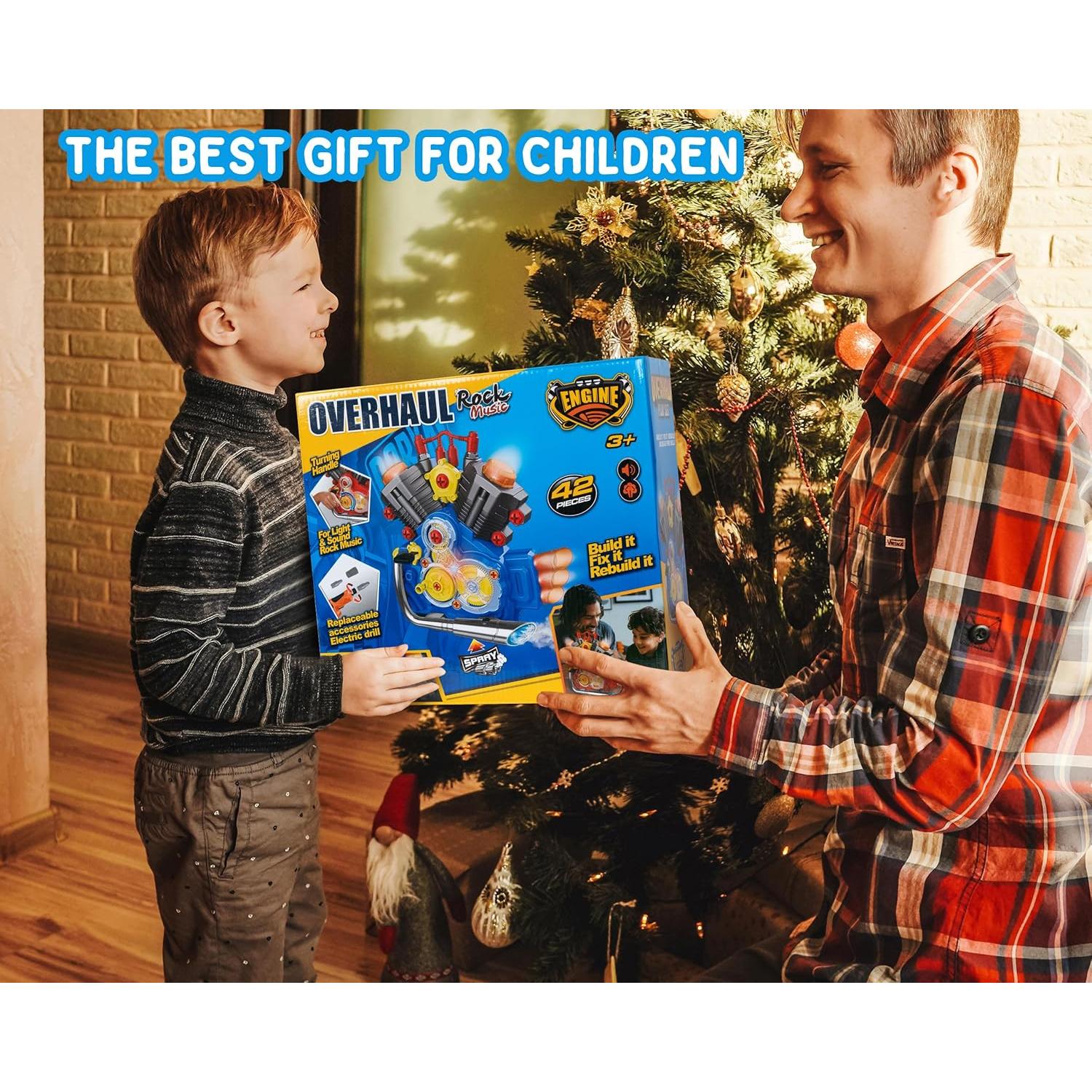 Kit de Construcción de Motor POFJOEQ 42 Piezas para Niños