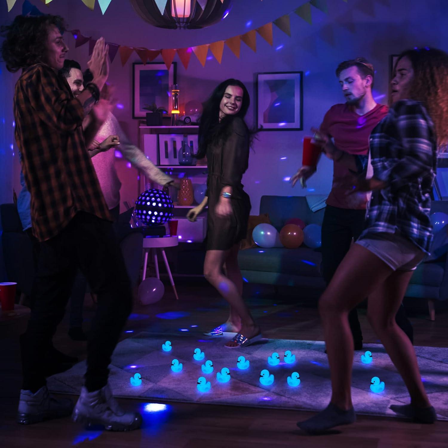 Patos de Goma Brillantes Tradder 50 Pcs 5.08 cm Azul