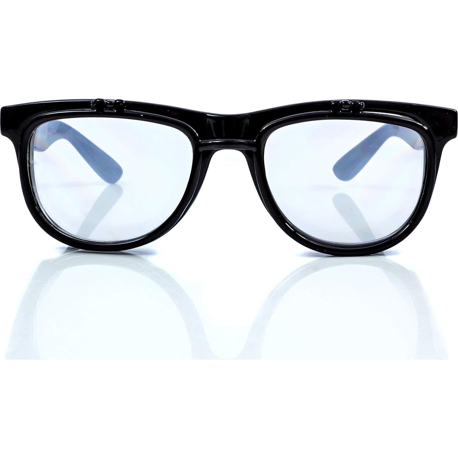 Gafas de Difracción Abatibles Plur Vision - Lentes Claras para Rave