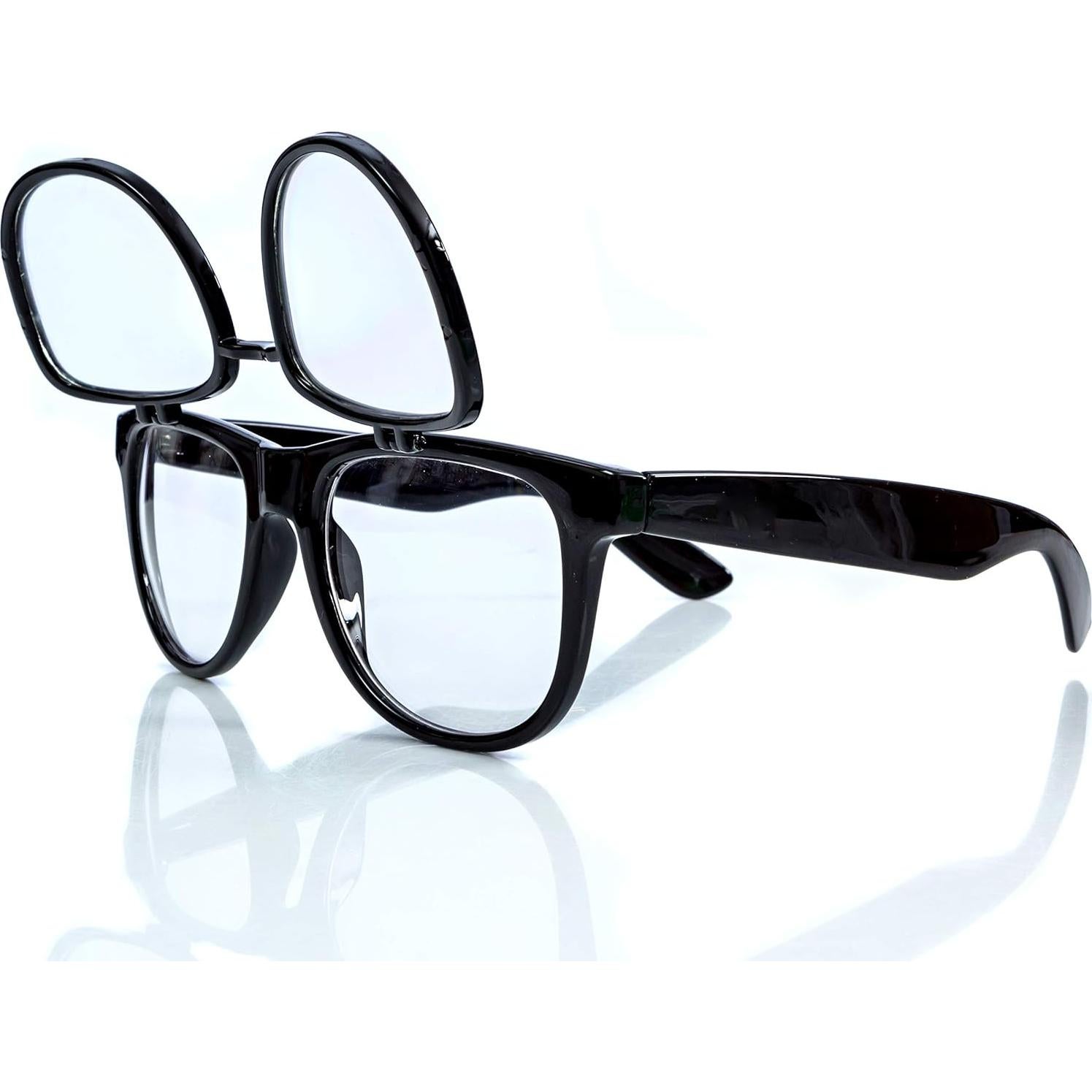 Gafas de Difracción Abatibles Plur Vision - Lentes Claras para Rave