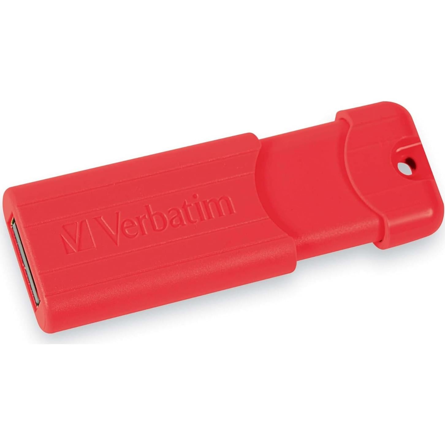 Pendrive Verbatim 128GB USB 3.2 Retráctil 3 Pack Multicolor