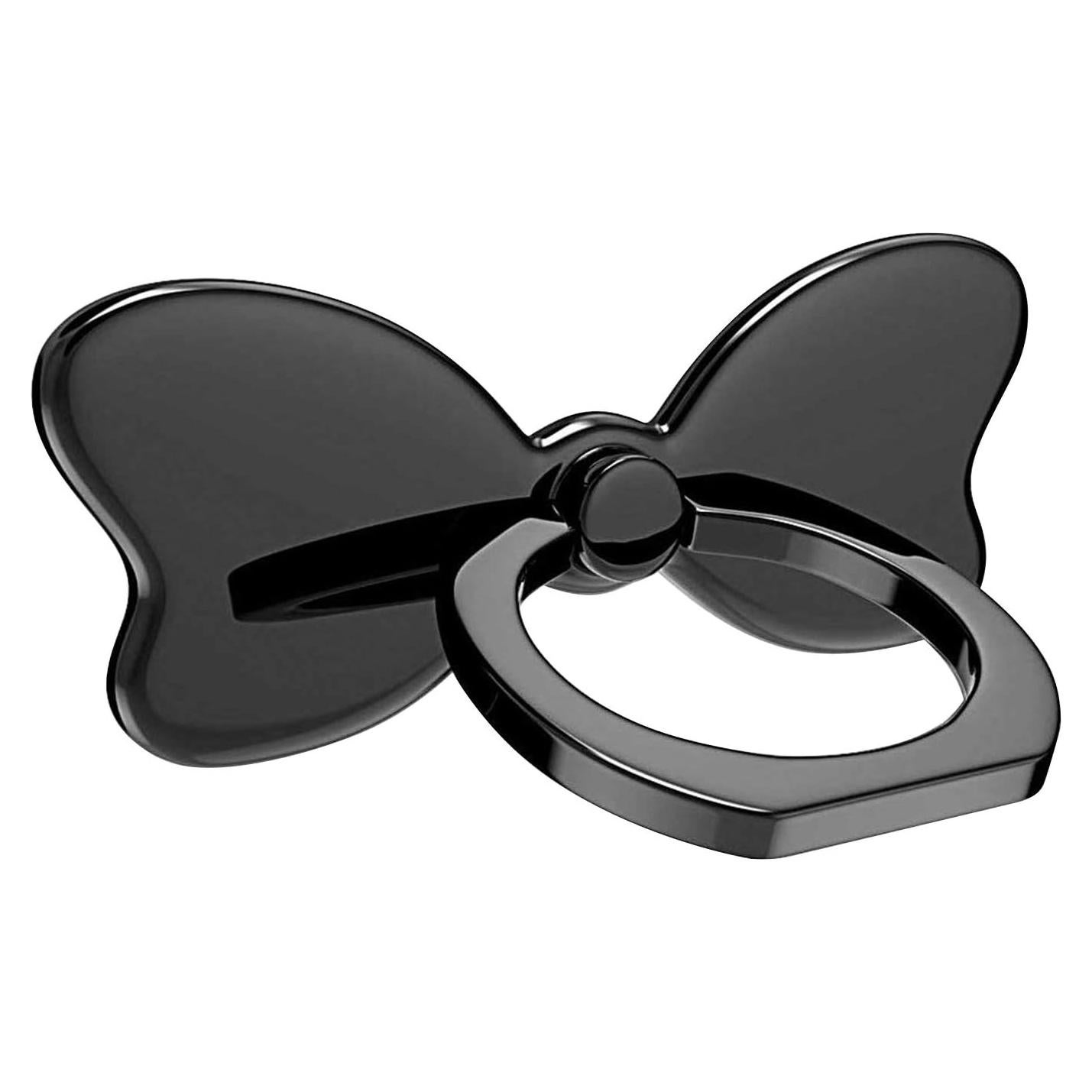 Soporte de Anillo PZOZ para Teléfono Móvil Metal Negro 360°