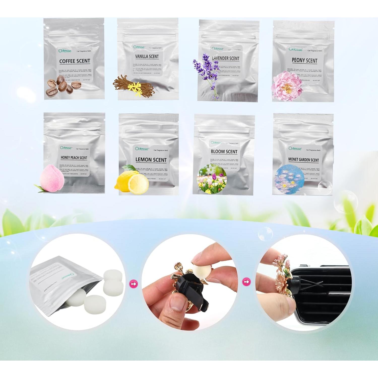 Recarga Ambientador de Coche ORIESSE Melocotón Miel 32pcs