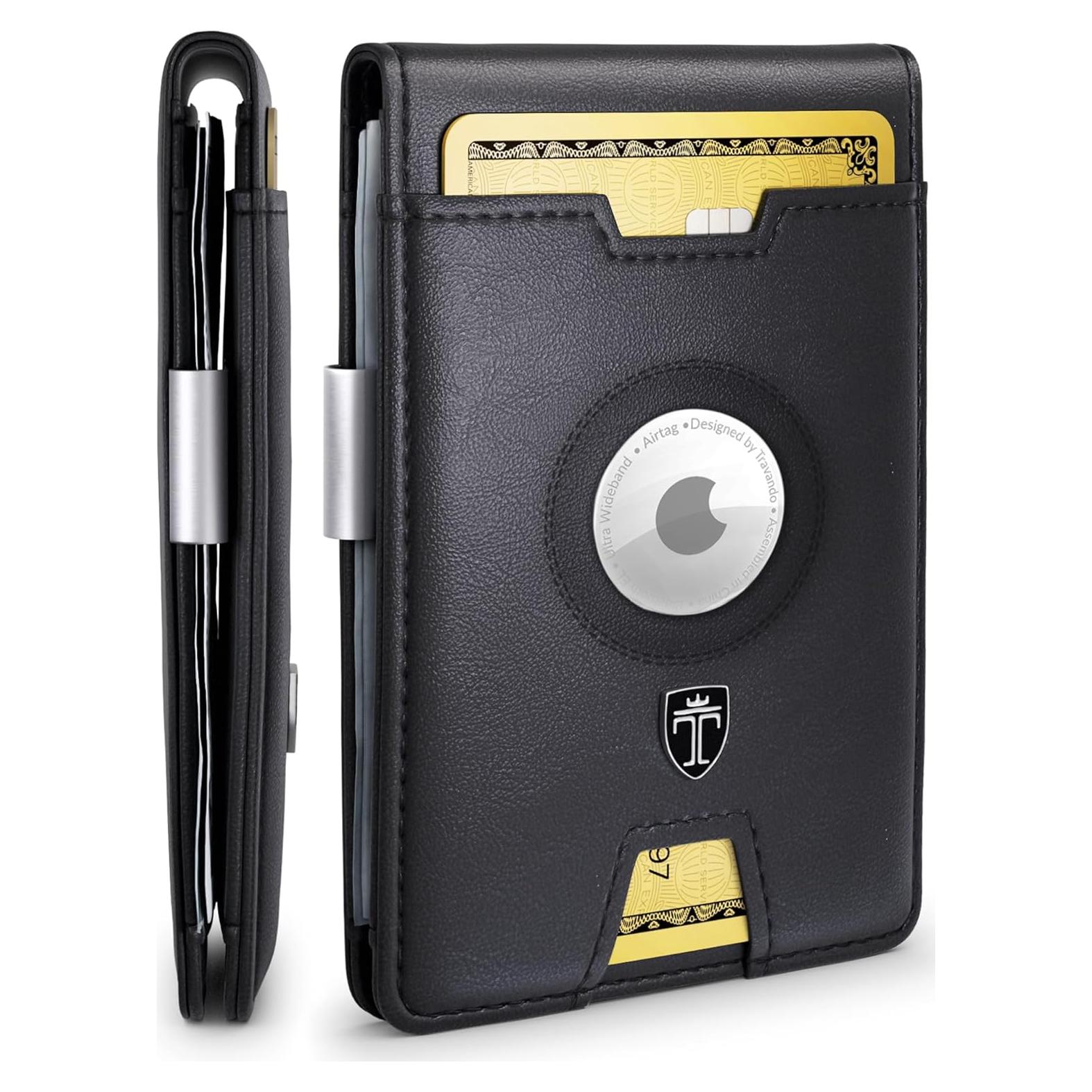 Billetera Travando AirTag para hombres con bloqueo RFID