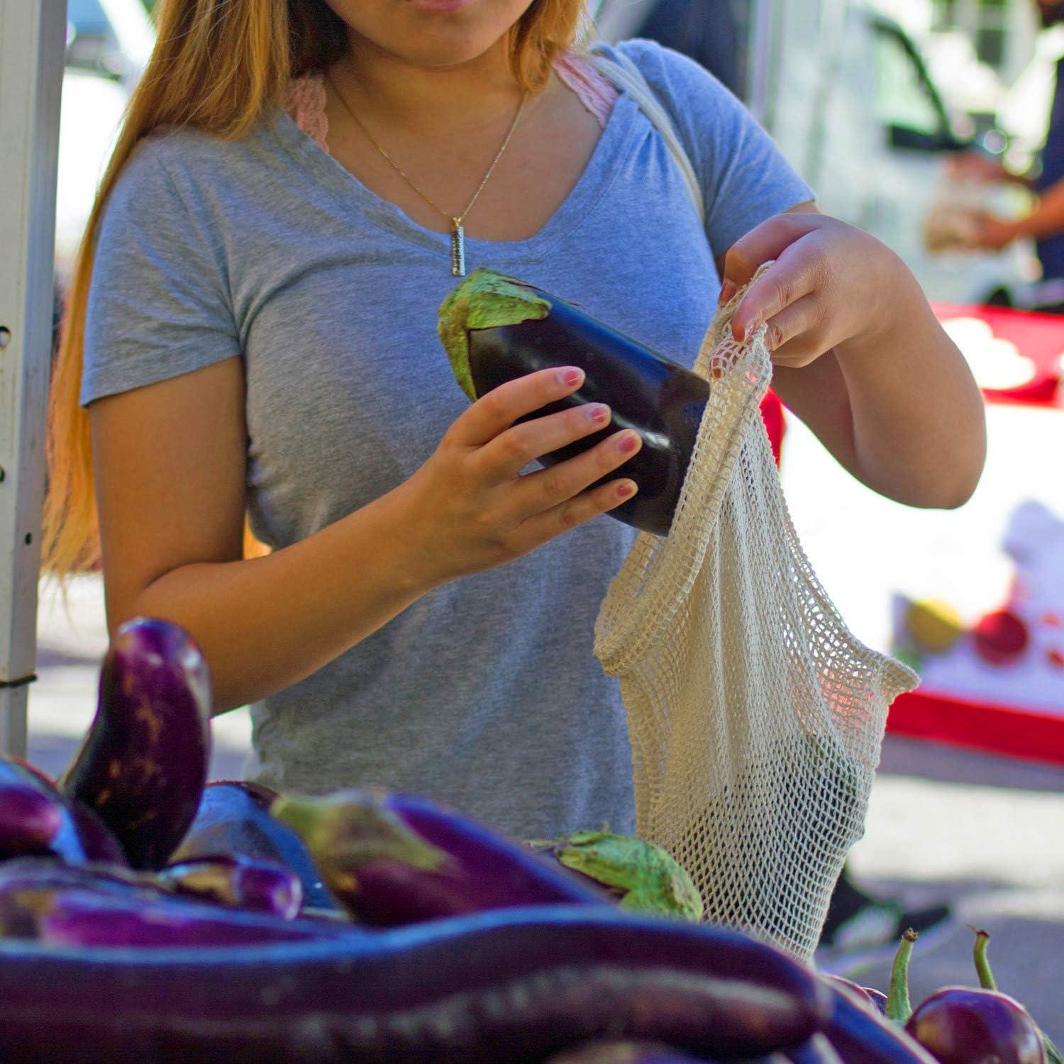 Bolsas Reutilizables de Algodón Orgánico Simple Ecology - Juego de 6