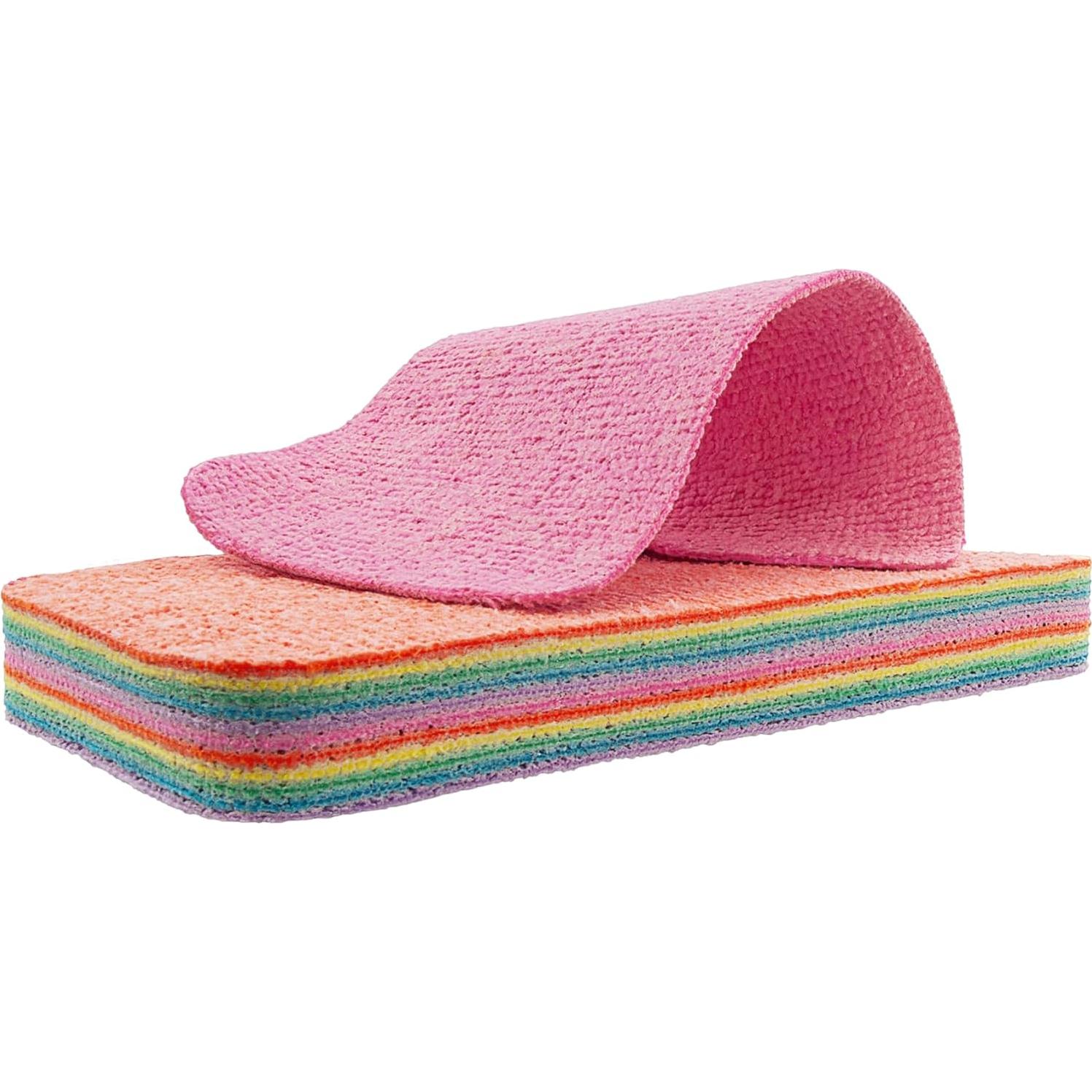 Bloque de Esponja de Microfibra Eurow 12 Capas Multicolor 72g