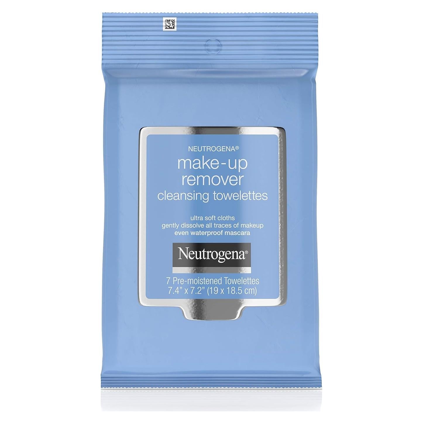 Neutrogena Make-Up Remover Cleansing Towelettes, 7 Count, Packaging May Vary