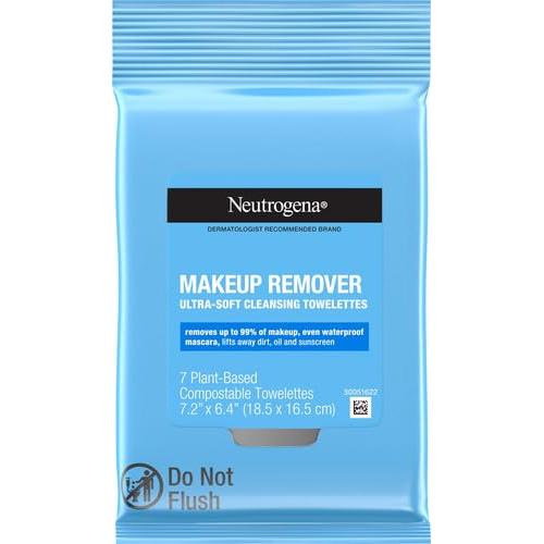 Neutrogena Make-Up Remover Cleansing Towelettes, 7 Count, Packaging May Vary