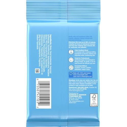 Neutrogena Make-Up Remover Cleansing Towelettes, 7 Count, Packaging May Vary