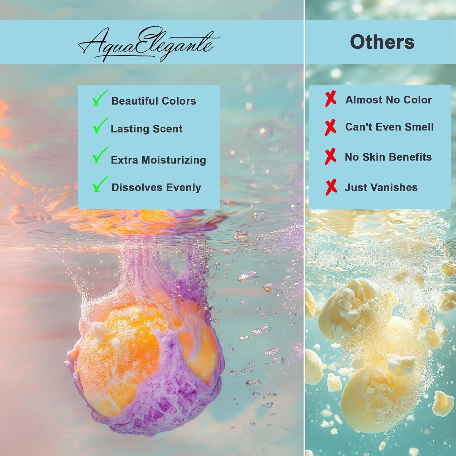 Set de 12 Bombas de Baño de Lujo Aqua Elegante - Aromas Naturales