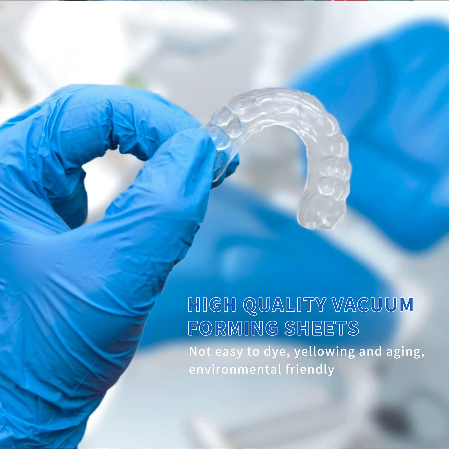 Hojas de Splint Dental Termoformadas 1.0mm - 20 Piezas