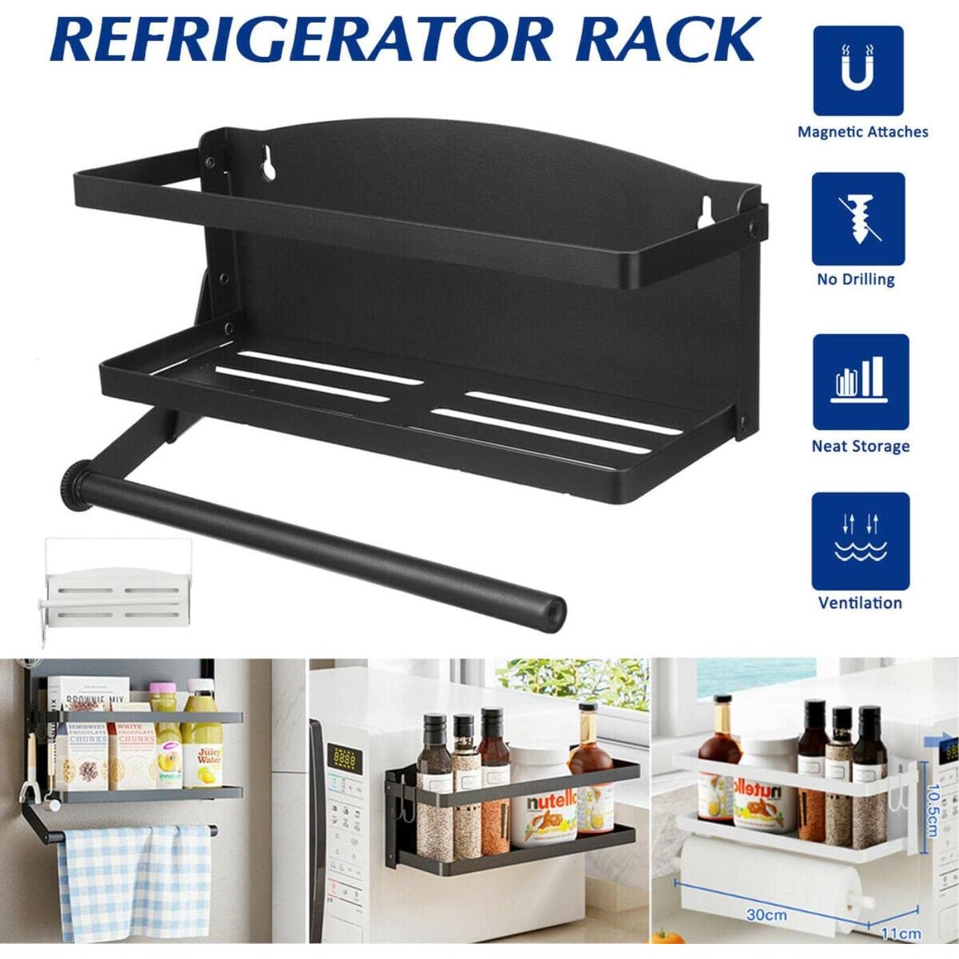 Estante Magnético para Especias Genérico 30x11 cm Blanco