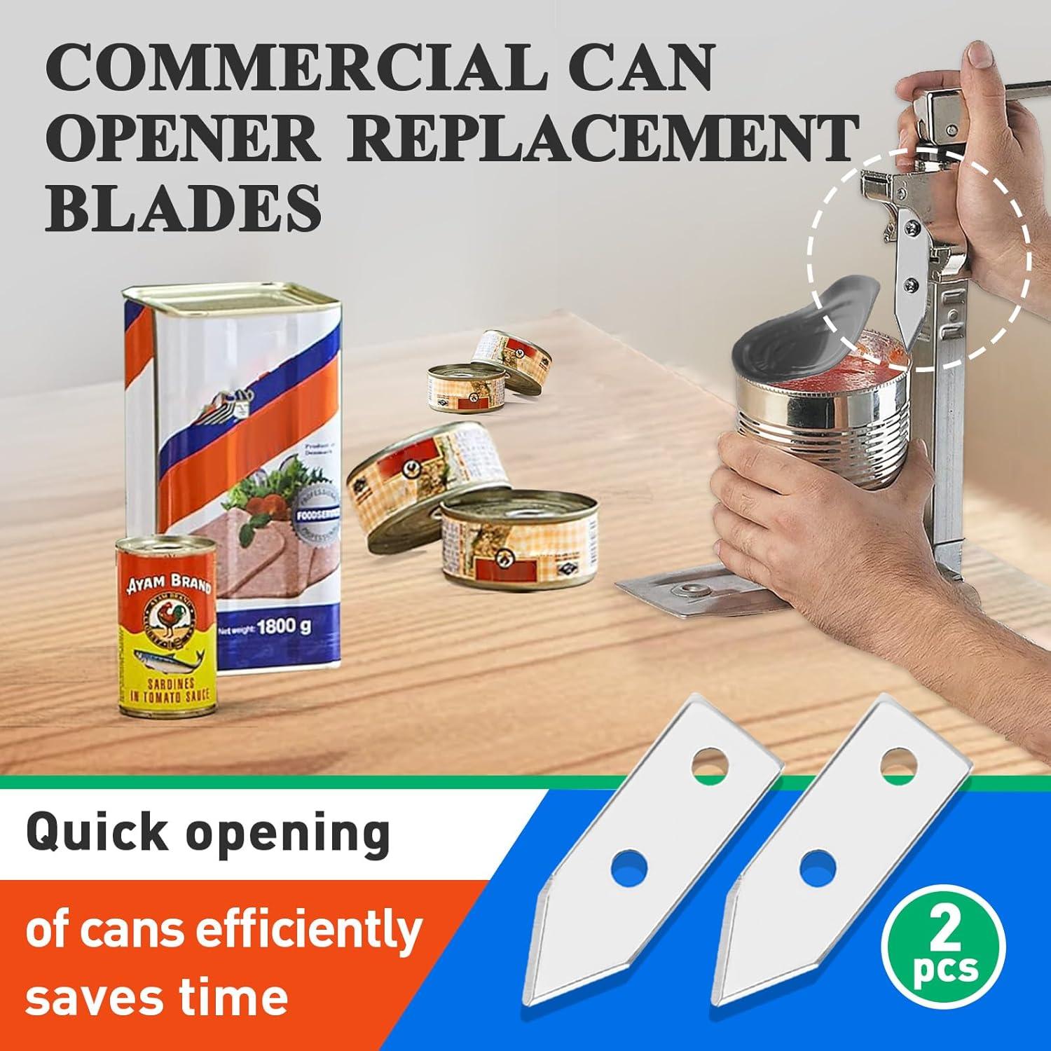 Cuchillas de Reemplazo para Abrelatas HAVANSIDY 2 Pcs Acero Inoxidable