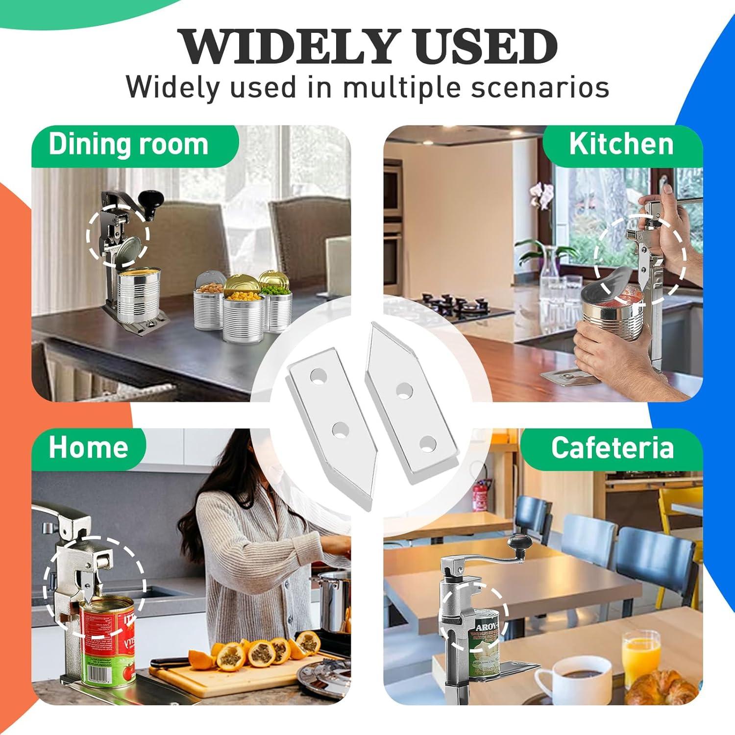 Cuchillas de Reemplazo para Abrelatas HAVANSIDY 2 Pcs Acero Inoxidable