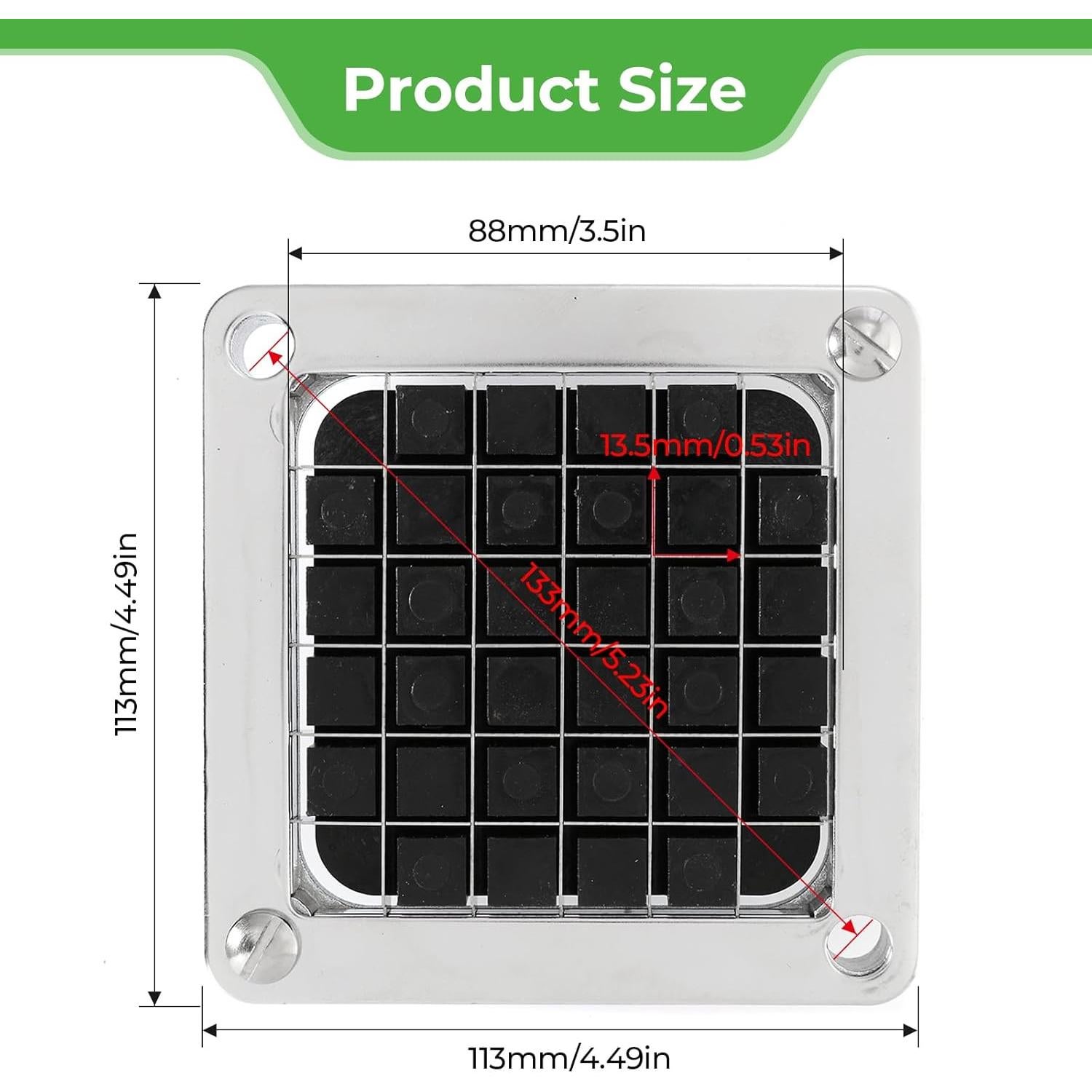 Cuchilla de Repuesto POWLAB para Picadora de Verduras 1.2 cm