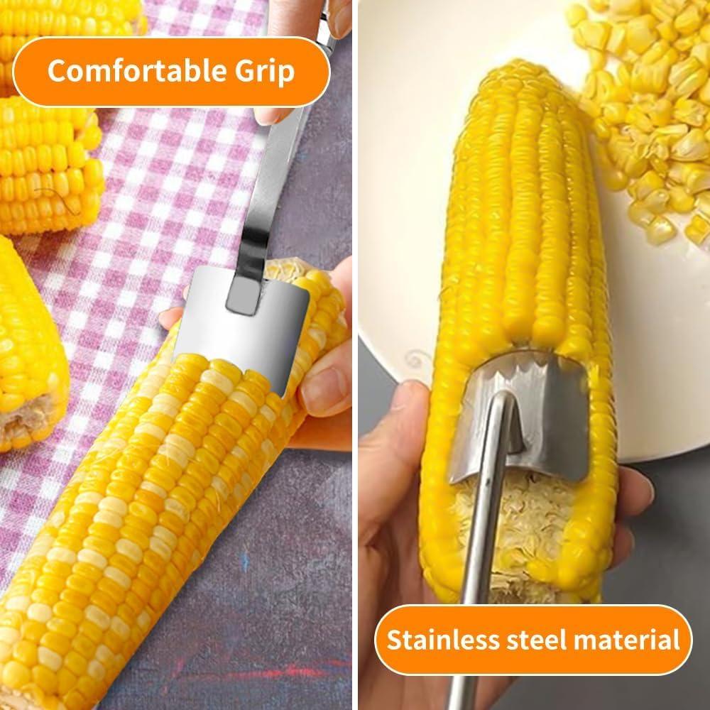 Desgarrador de Mazorcas de Maíz HISKI Acero Inoxidable Mango Largo