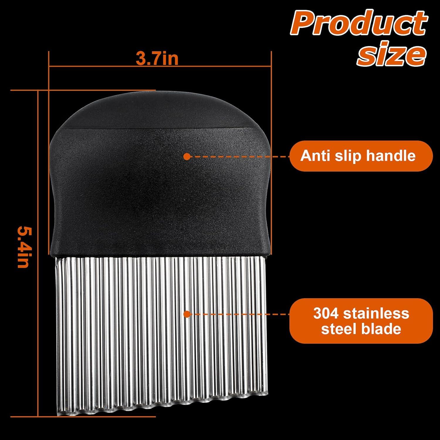 Cortador de Ondas Remolean de Acero Inoxidable Negro 12.5x9.5cm