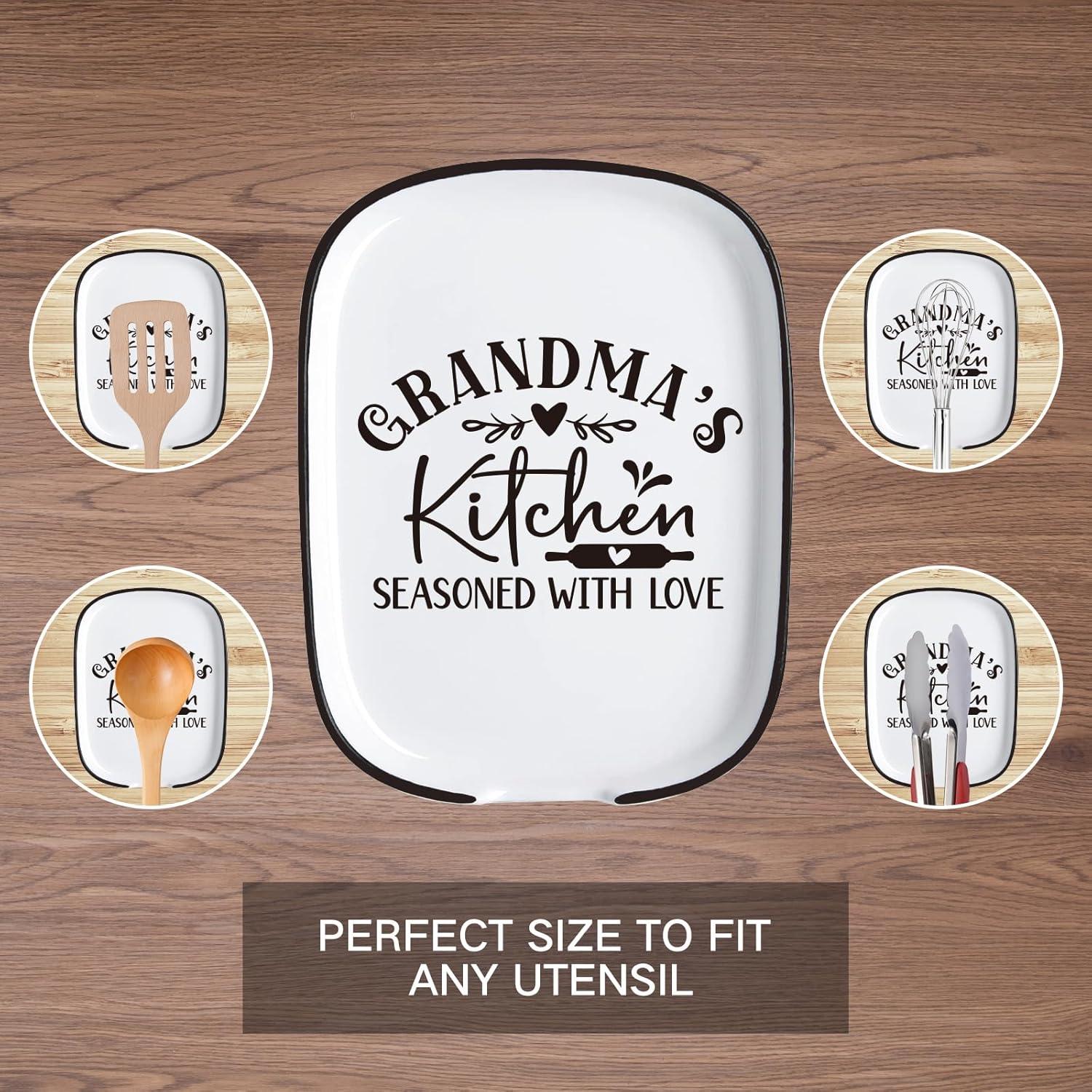 Reposapucheros de Cerámica YROVWENQ Resistente al Calor 16.5x12.3cm