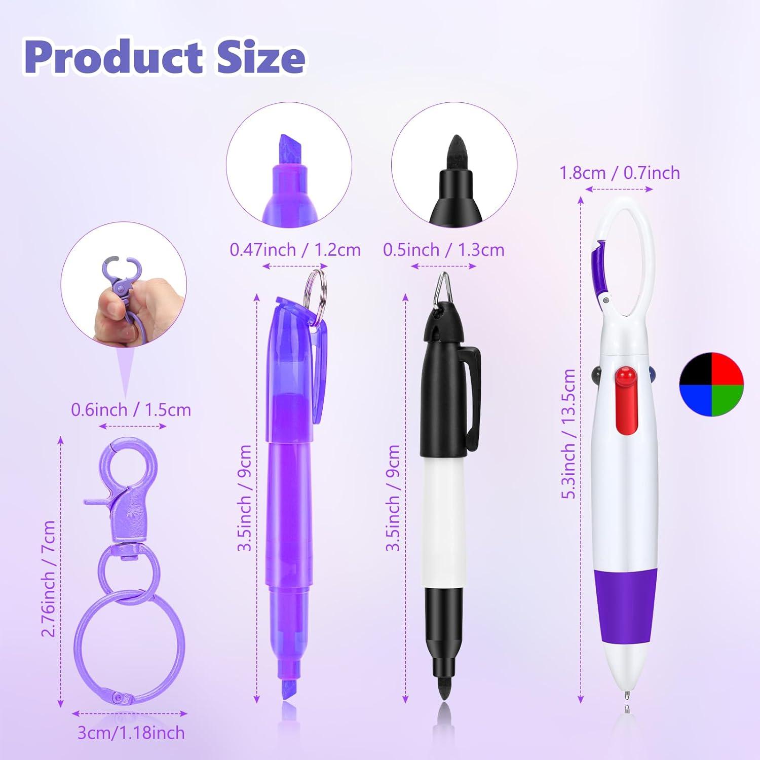 Conjunto de bolígrafos mini Yadiana para enfermeras - 4 colores