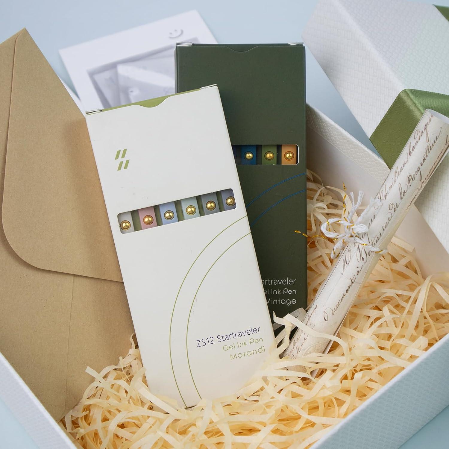 Bolígrafos de Gel UIXJODO 0.5mm Paquete de 12 Tinta Negra