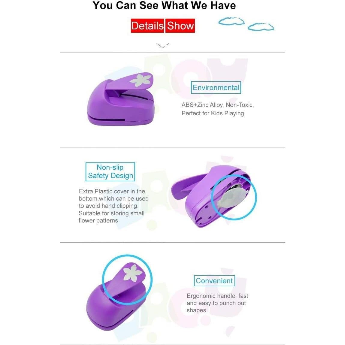 Perforadora Manual de Corazón 7.5 cm Asperffort - DIY