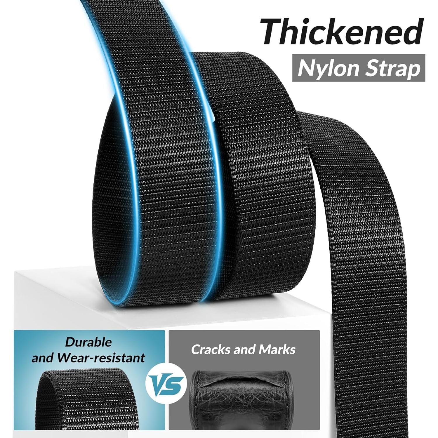 Cinturón Táctico JASGOOD de Nylon para Hombre 2 Piezas