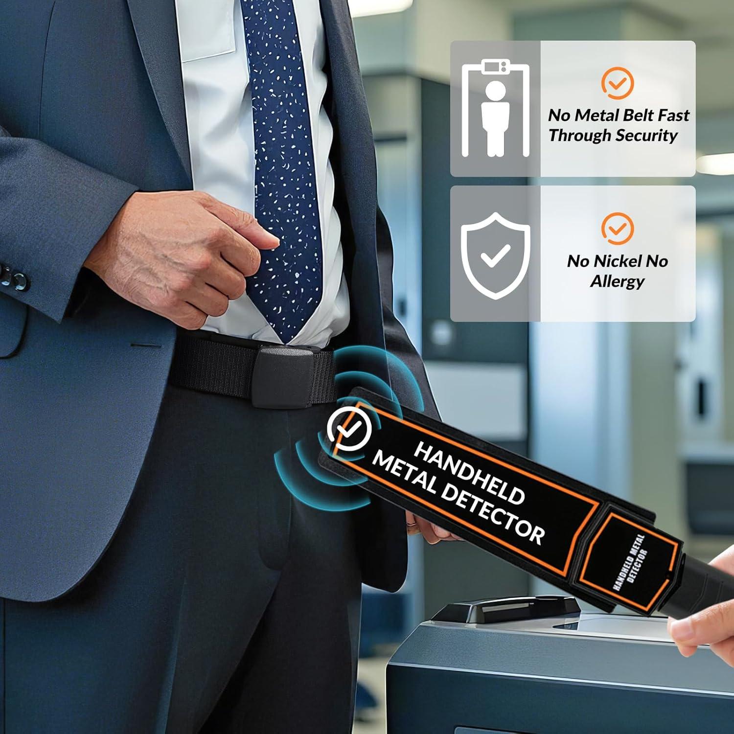 Cinturón Táctico JASGOOD de Nylon para Hombre 2 Piezas