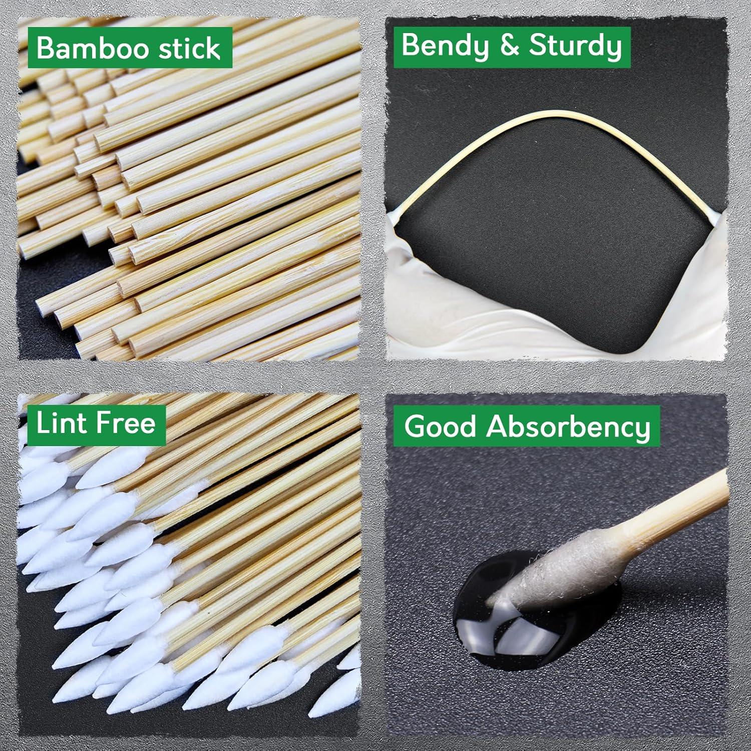 Suministros de limpieza de armas UrbanAbode 800 piezas algodón