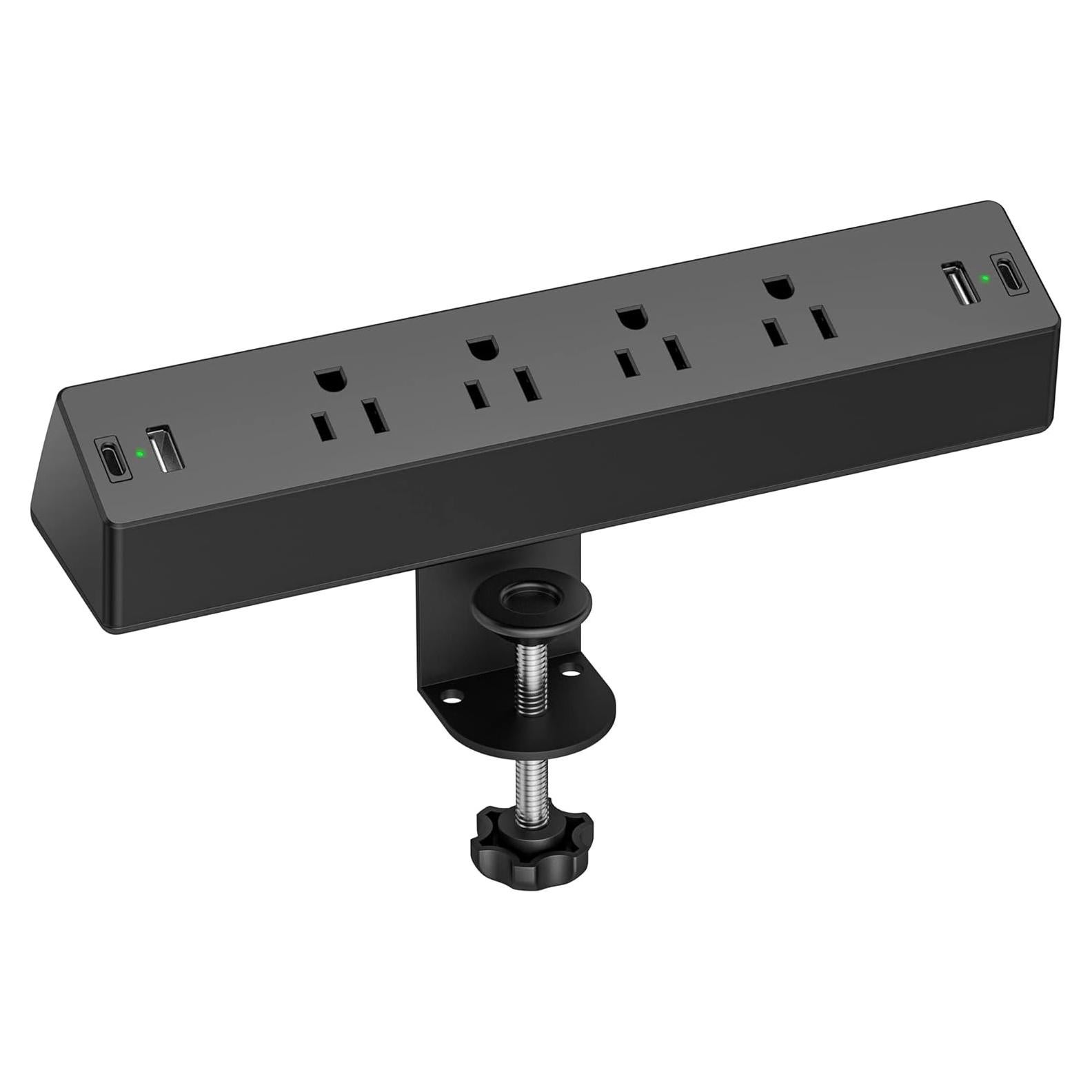 Regleta de Sargento 8-en-1 TenTrend con USB y 4 Salidas AC