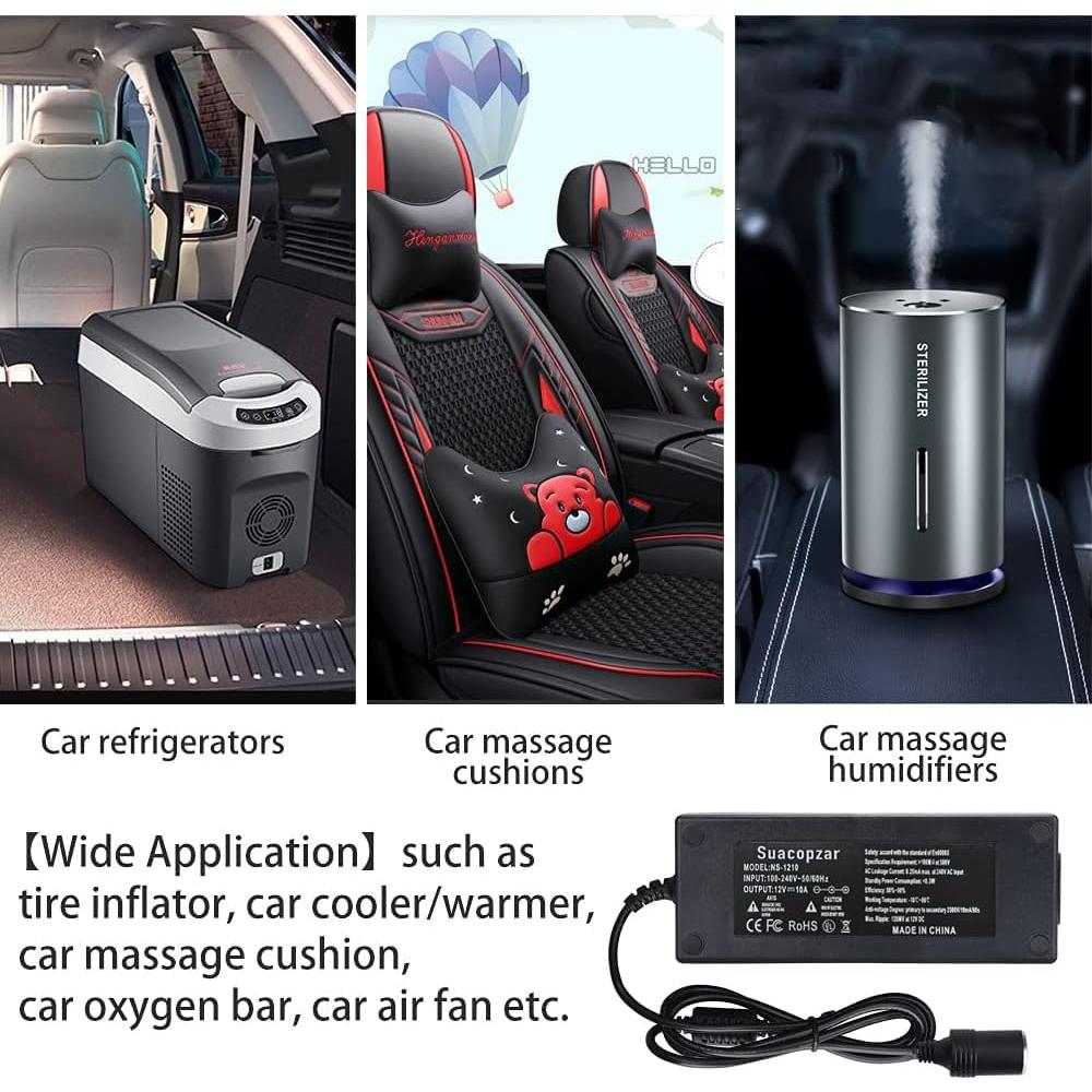 Convertidor AC a DC 12V 10A Subloom 3 Pines 2.54m