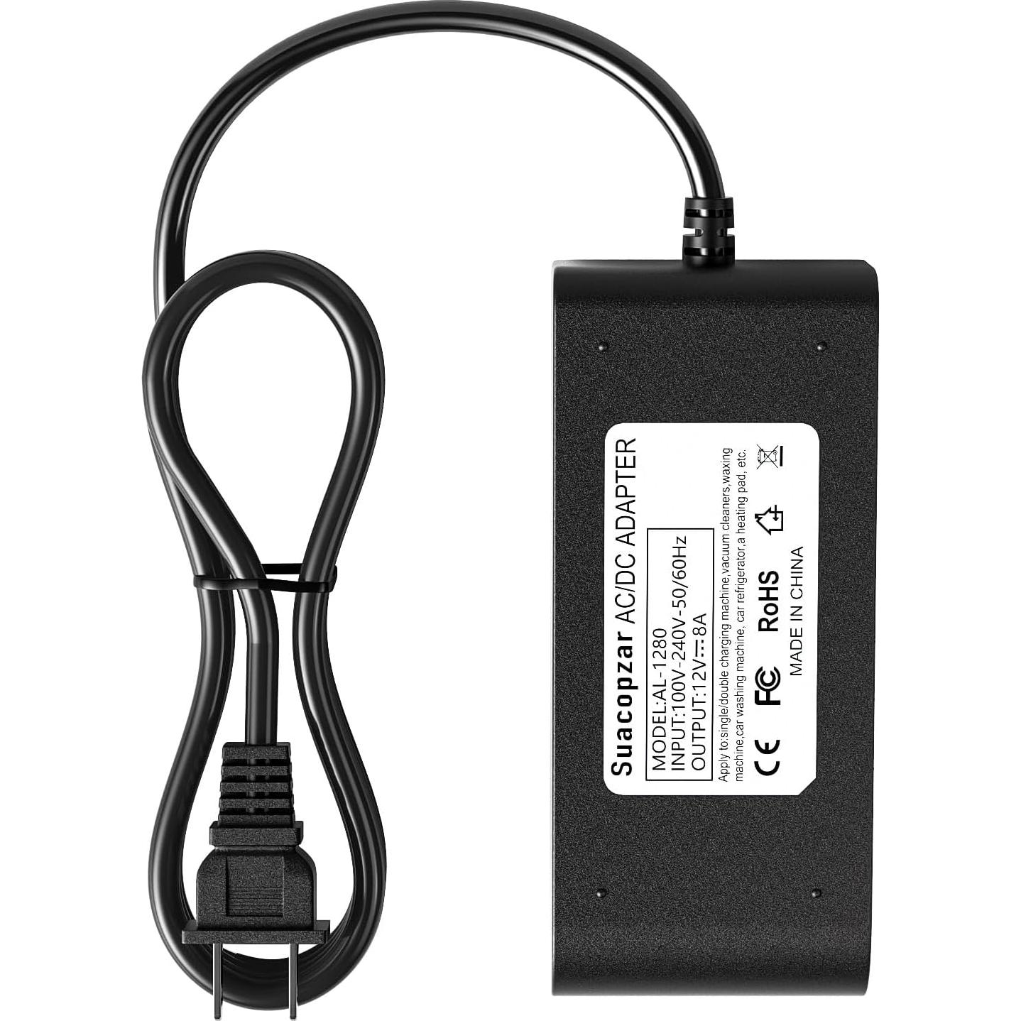 Adaptador de corriente 12V 8A Suacopzar para encendedor de auto