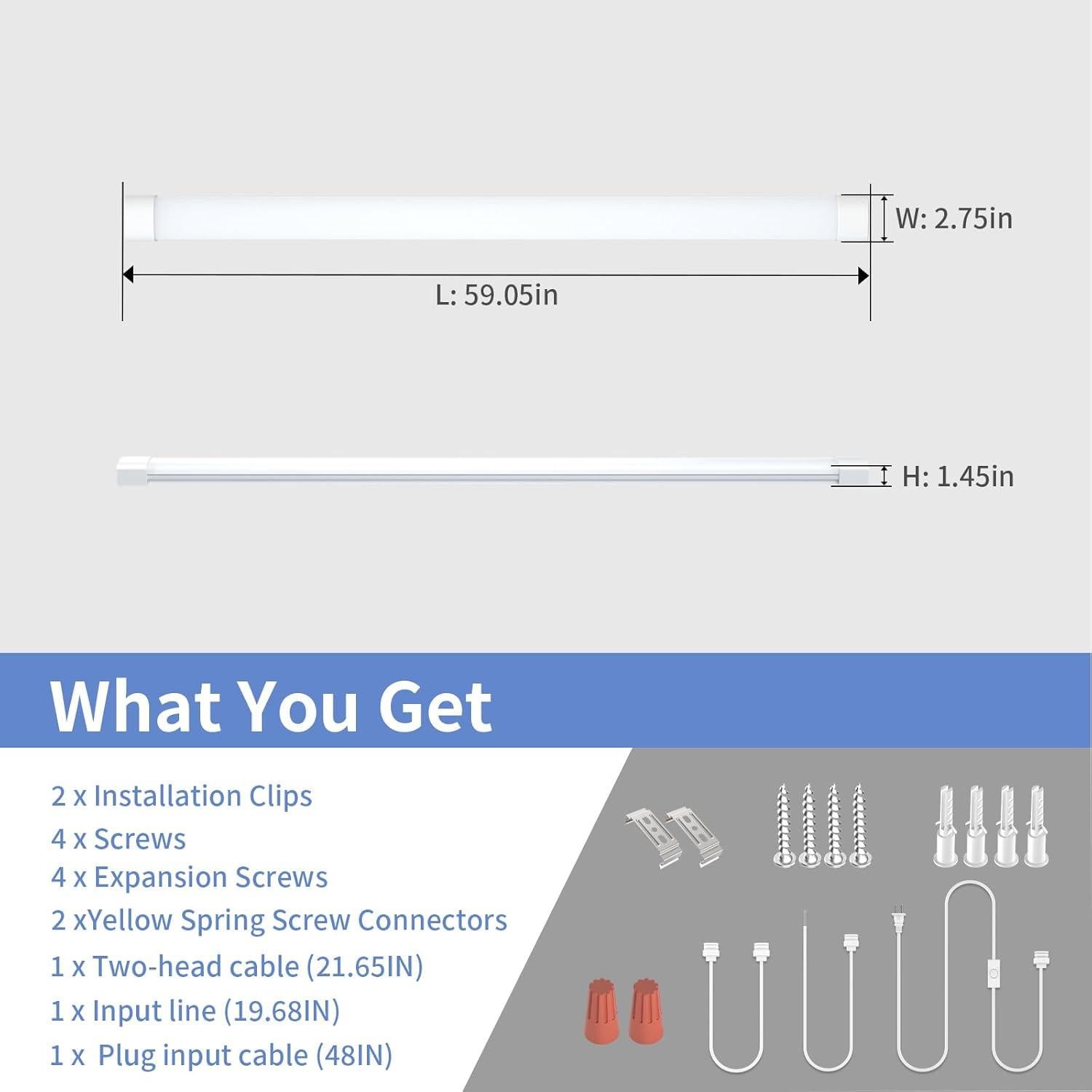 Luz de Techo LED Airand 45W 5000K Conectable 1.5m