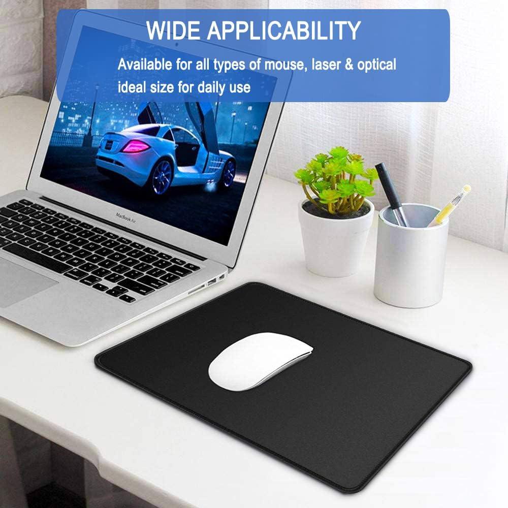Alfombrilla de Ratón Hsmienk Grande Negra 37.8x29.7cm Antideslizante