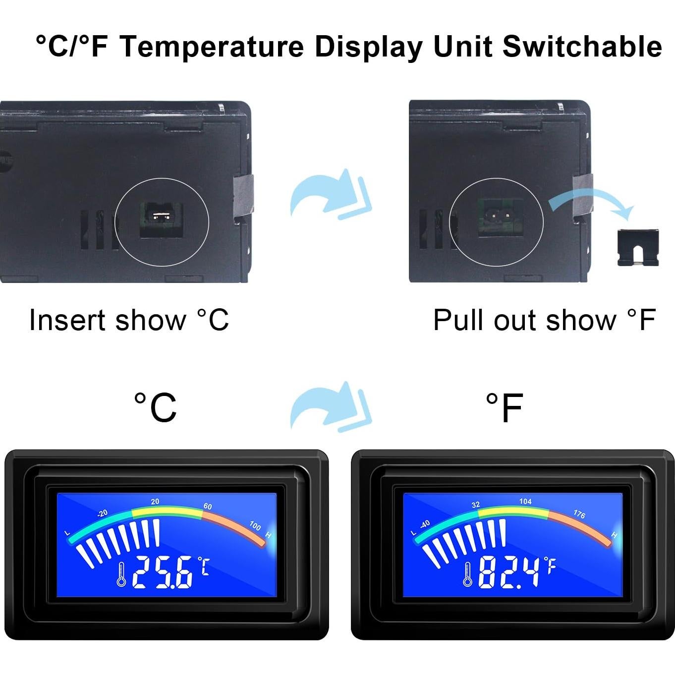 Termómetro Digital KETOTEK E0032US con Sonda Acuática 0-110°C