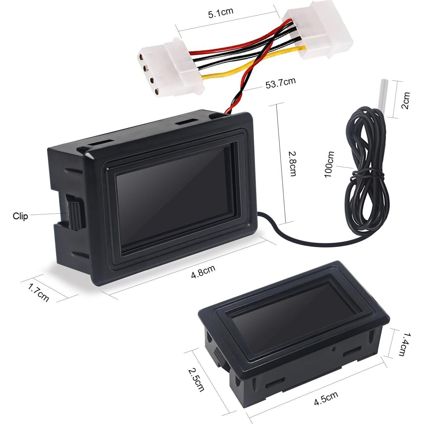 Termómetro Digital KETOTEK E0032US con Sonda Acuática 0-110°C