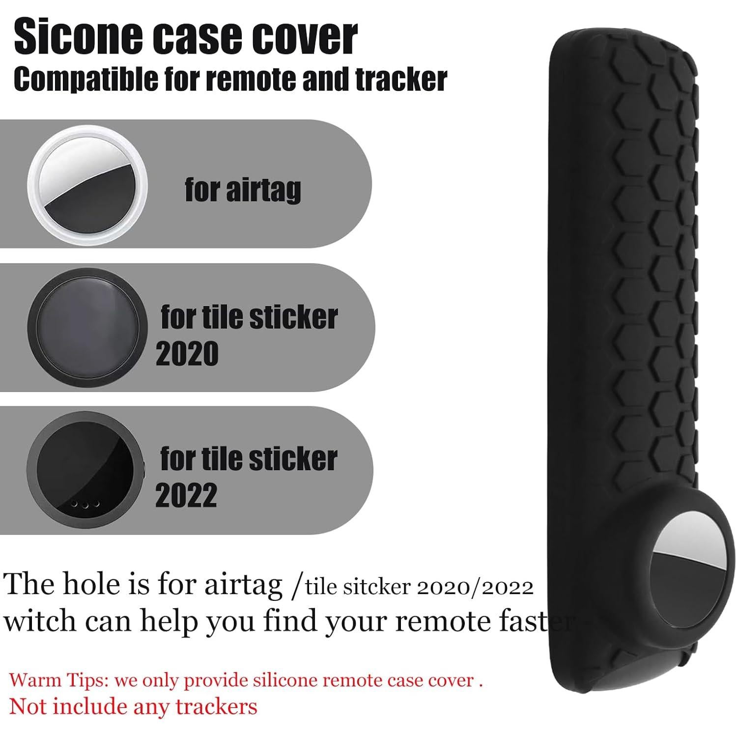 Funda de Silicona para Control Remoto Alexa Pro con Soporte AirTag