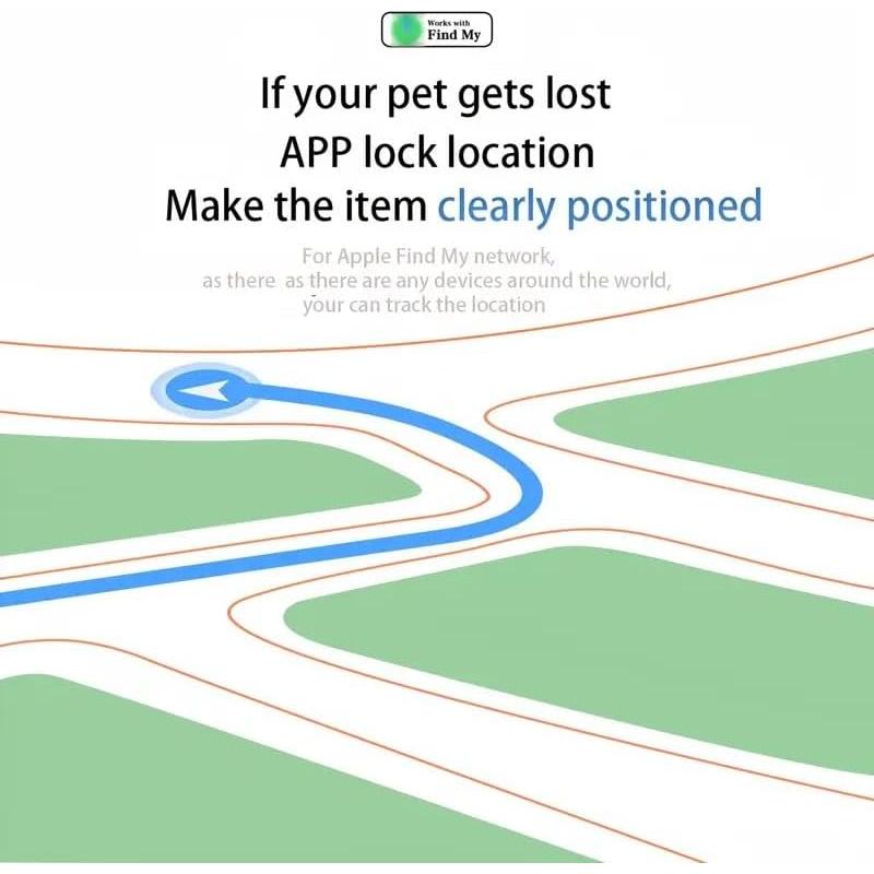 Localizador inteligente MIUXGIO Air-Tags negro - Find My iOS