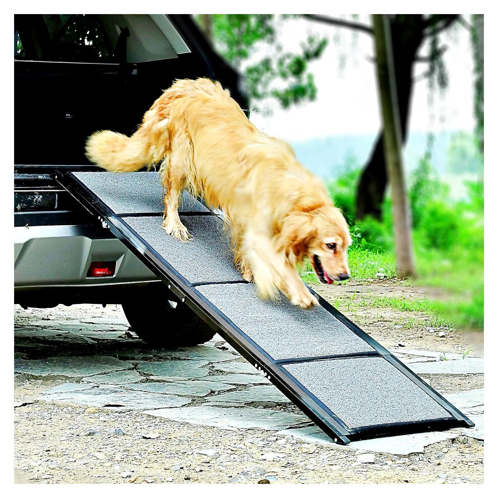 Rampa Plegable para Mascotas BestVida 160x43 cm Antideslizante