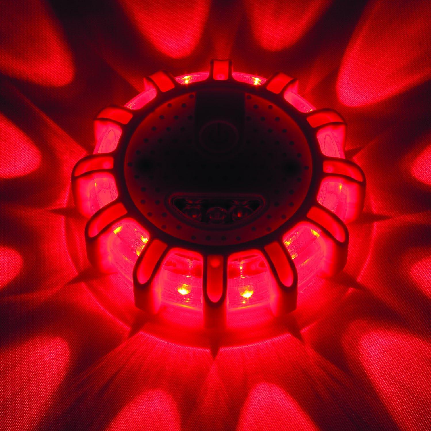 Bengala LED de Emergencia Wagan FRED EL2639-3, 9 Modos, 3 Piezas