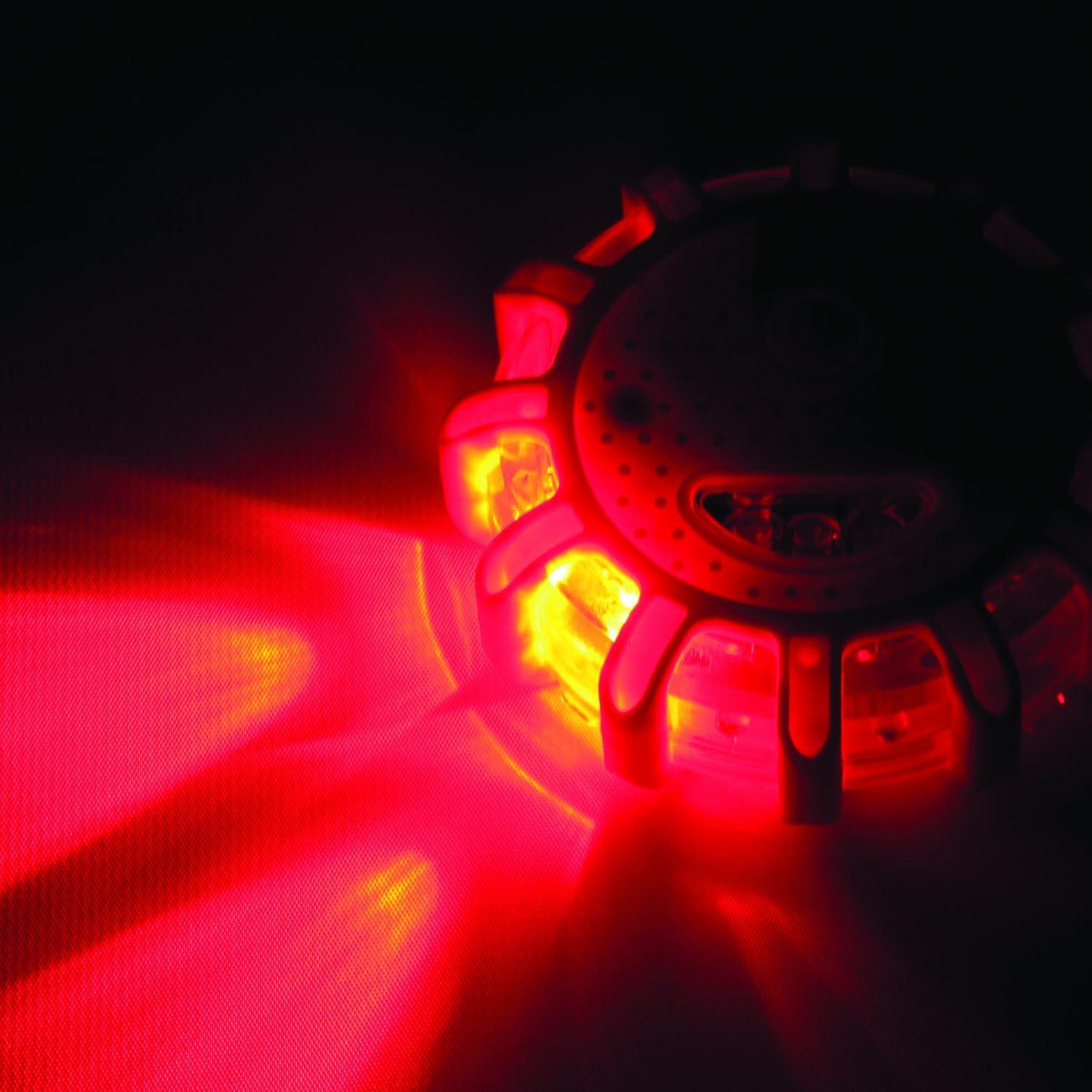 Bengala LED de Emergencia Wagan FRED EL2639-3, 9 Modos, 3 Piezas