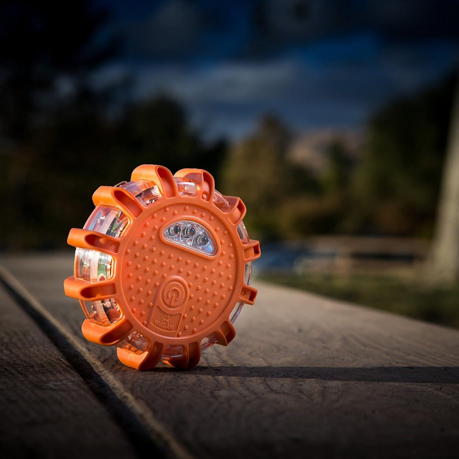 Bengala LED de Emergencia Wagan FRED EL2639-3, 9 Modos, 3 Piezas