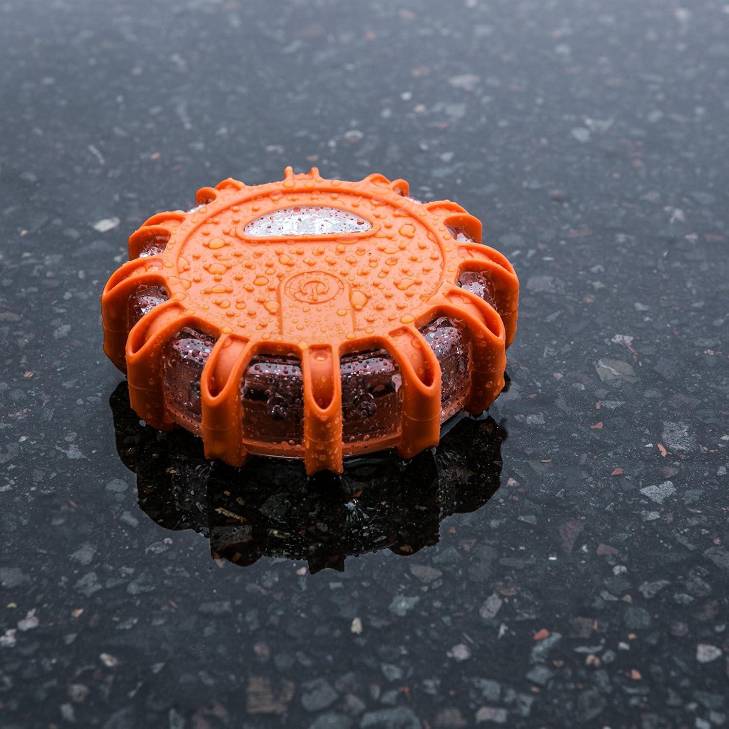 Bengala LED de Emergencia Wagan FRED EL2639-3, 9 Modos, 3 Piezas