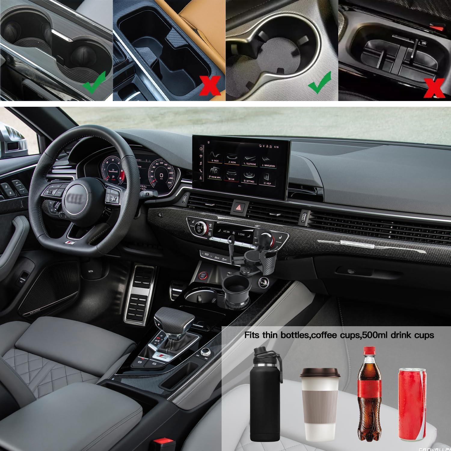 Soporte para Tazas de Coche VisionSync AC006 Ajustable 2 en 1