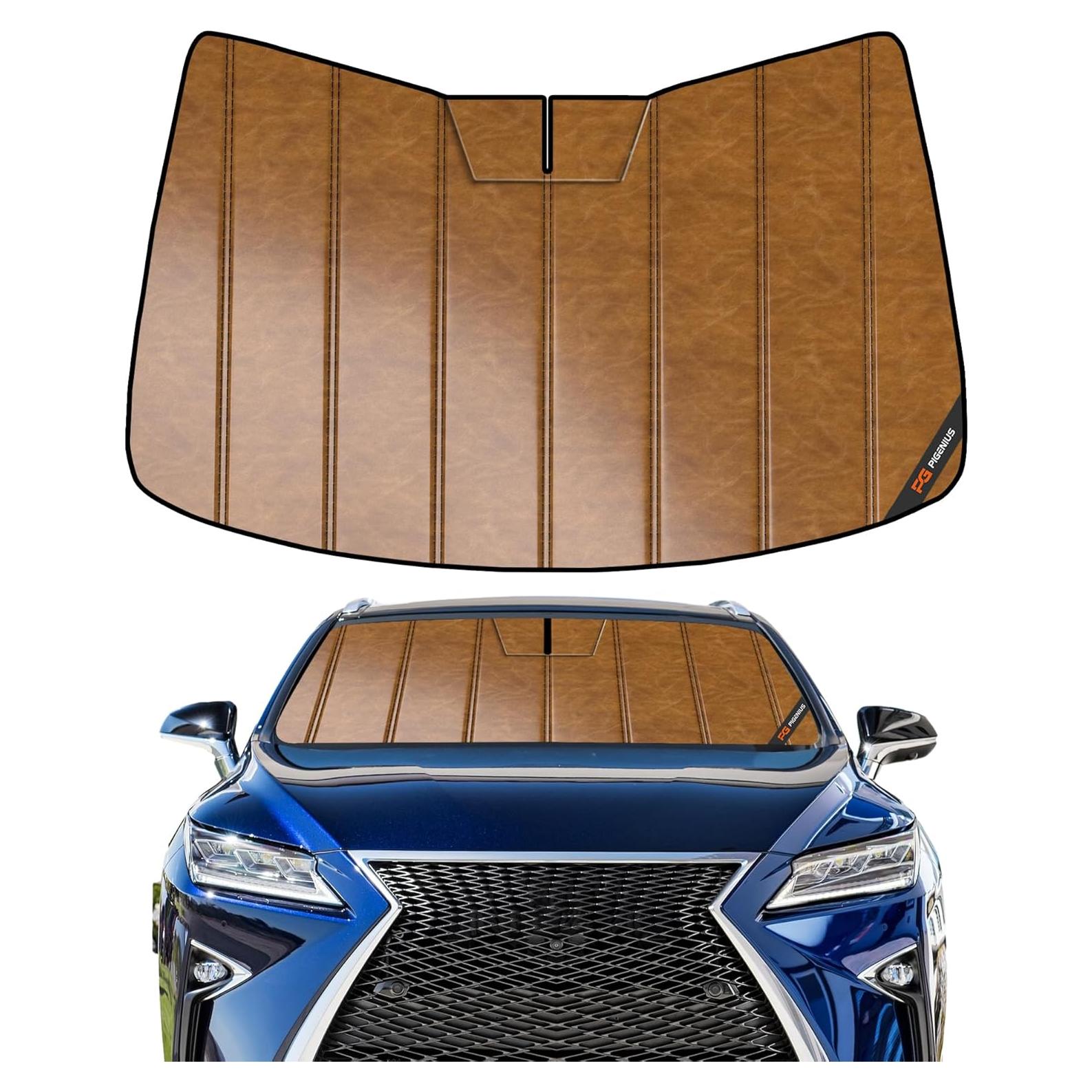 Parasoles para Parabrisas Lexus RX 2016-2022 - Cuero Marrón